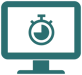 Graphical user interface Teal copy